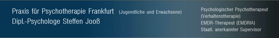 Dipl.-Psychologe Steffen Joo, Praxis fr Psychotherapie Frankfurt, 60385 Frankfurt Bornheim